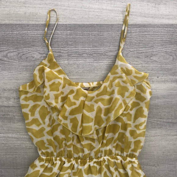 NWT Francesca’s Yellow Flowy Dress - Picture 2 of 5